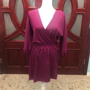 Veronica M. Purple Trendy Dress